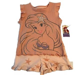 Disney Little Mermaid Short Sets Bundle NWT